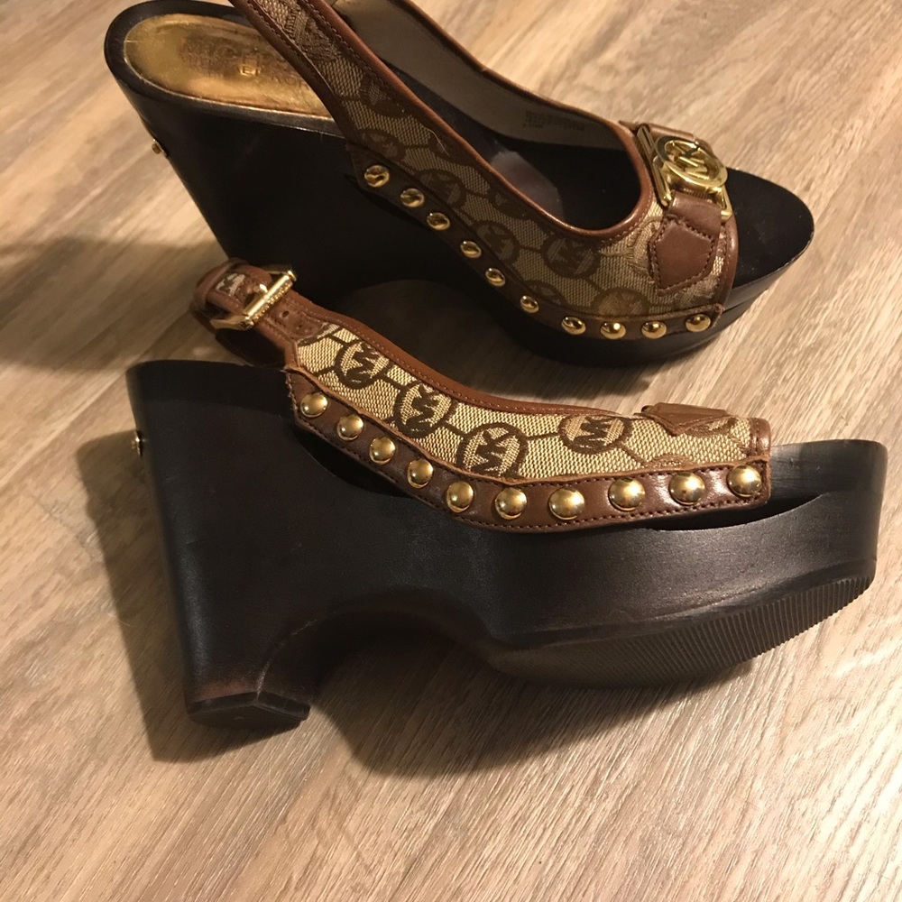 Michael Kors strappy wedges